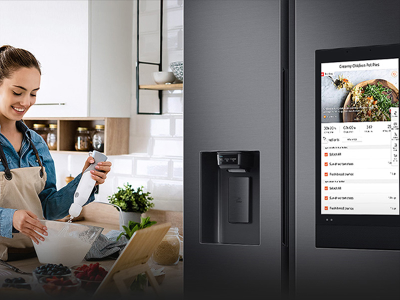 Tủ lạnh thông minh có màn hình cảm ứng